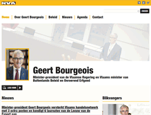 Tablet Screenshot of geertbourgeois.be